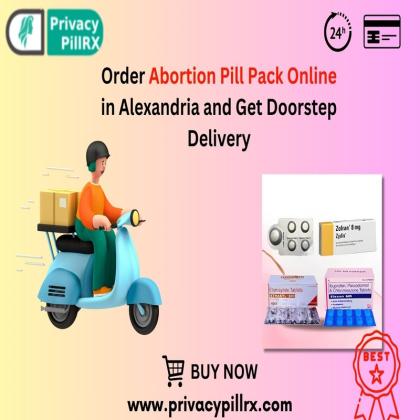 Order Abortion Pill Pack Online in Alexandria and Get Doorstep Delivery