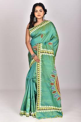 Pattachitra Silk Saree