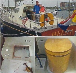 Portable boat toilets