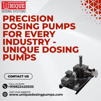 Precision Dosing Pumps for Every Industry - Unique Dosing Pumps