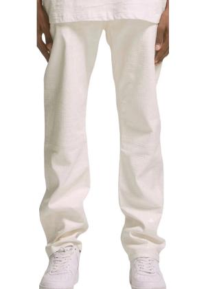 Premium Men’s Leather Jeans - Durable and Fashion-Forward!