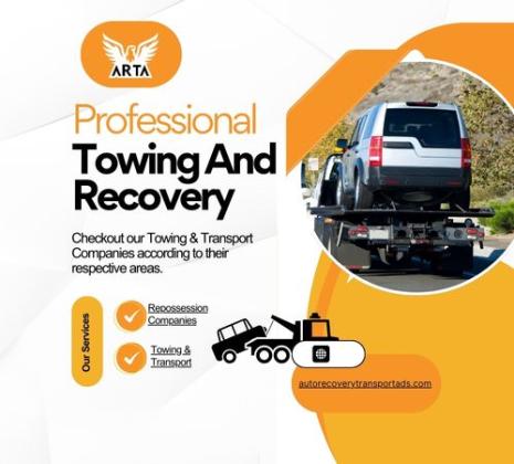 Reliable Collateral Recovery Towing Services – Auto Recovery Transport Ads