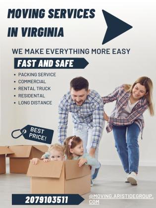 Reliable Moving Services in Virginia - Moving Aristide Group