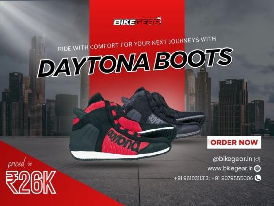 Ride with comfort for your next journeys with Daytona boots