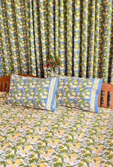 Shop Stylish Block Printed Cotton Pillow Covers Online