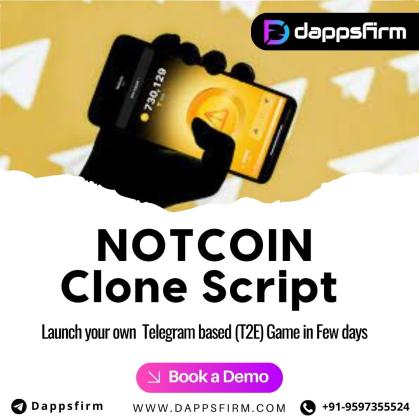 Start Your Telegram Tap-to-Earn Game with Notcoin Clone Script Today!