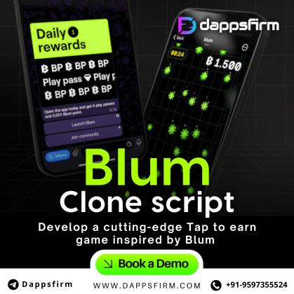 Tap Into Fun and Profits: Using Blum Clone Script for Your Telegram Game