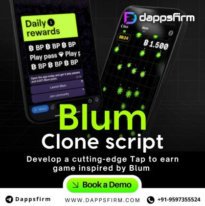 Tap Into Fun and Profits: Using Blum Clone Script for Your Telegram Game