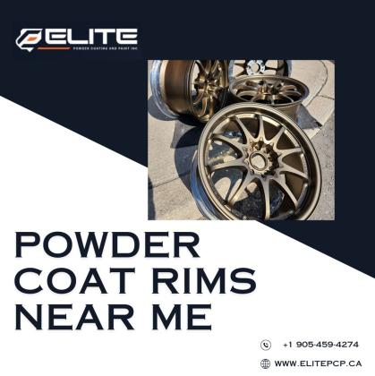 Transform Your Wheels with Powder Coat Rims Near You | Elite PCP Canada
