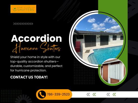 Miami Accordion Shutters - Hurricane Shutters