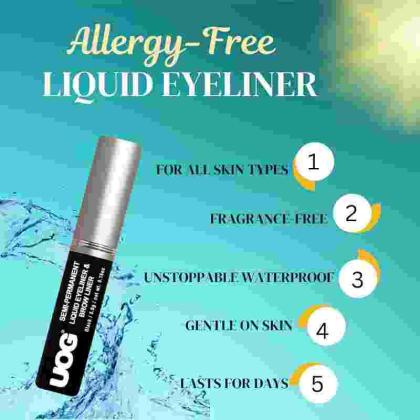 UOG Waterproof Liquid Eyeliner: Long-Lasting Color and Precision