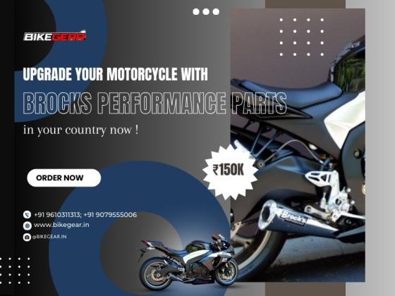 Upgrade your motorcycle with Brocks performance parts in your country now !