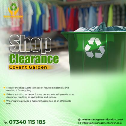 We specialise to provide the best Shop clearance in Covent Garden