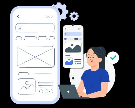 What are the key steps in the mobile app development process?