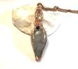 Copper Wire Wrap Labradorite Spider Pendant