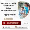 Get your iso 9001 certification today @reasonable rate