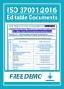 ISO 37001 Documents with Editable Files
