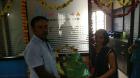 SHOWING CARE TOWARDS THE PATIENT IN SUMUKHA HOME NURSING SERVICES