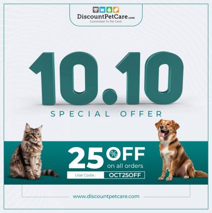 25% Off Pet Care - 10.10 Sale!