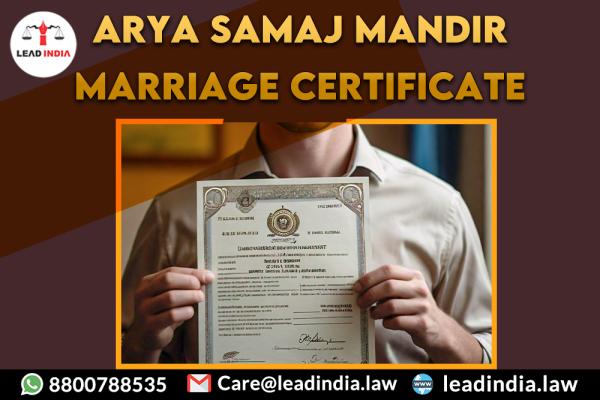 arya samaj mandir marriage certificate | Lead india | legal services