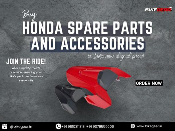 Buy Honda spare parts and accessories in India now at great prices!