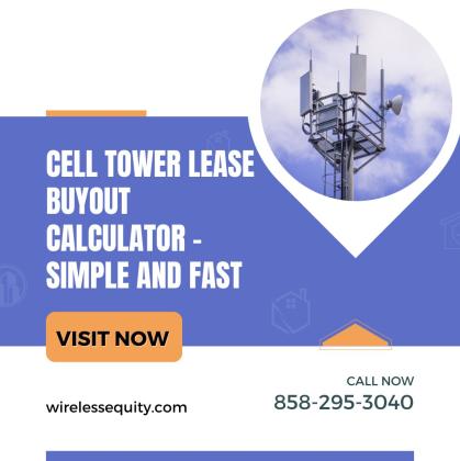 Cell Tower Lease Buyout Calculator – Simple and Fast!