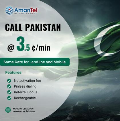 Cheap and Best International Phone Calling Cards to Call Pakistan from USA and Canada