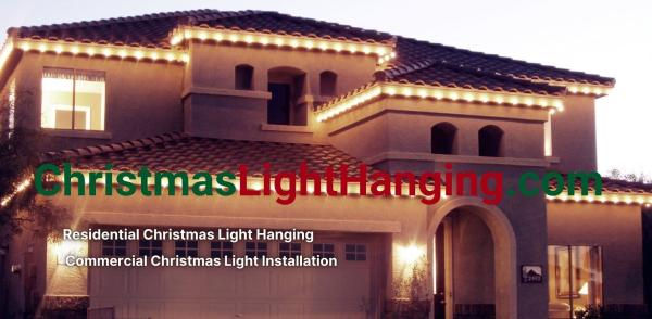 Christmas Light Hanging
