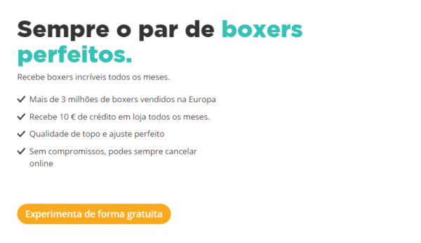 Compre sua cueca boxer agora!