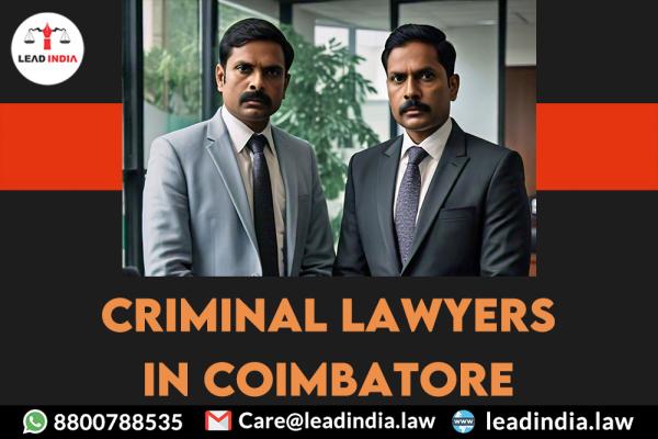 Criminal Lawyers In Coimbatore Lead India