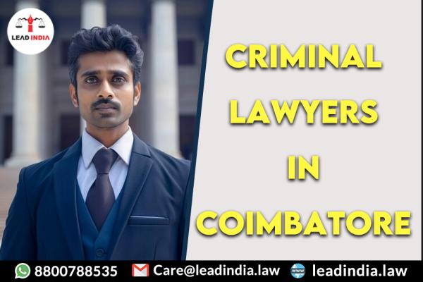 Criminal Lawyers In Coimbatore Legal Service