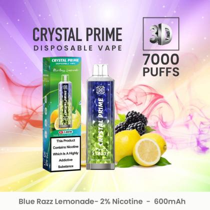 Crystal Prime 7000 Box of 10: Affordable Wholesale Vaping Solution