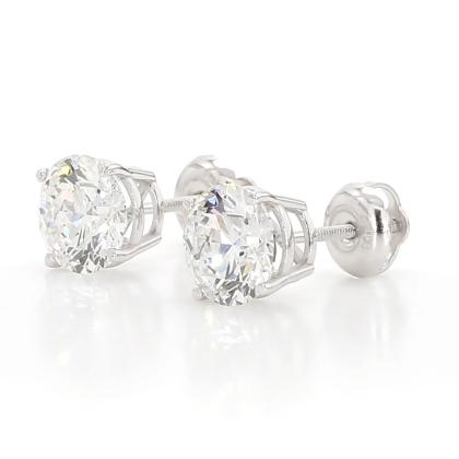 Elegant Lab Grown Diamond Stud Earrings - Sustainable Luxury