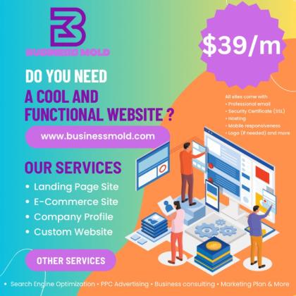 Get a Stunning Website for Just $39/month!