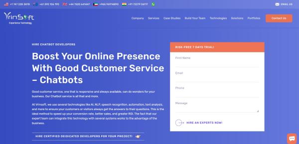 Hire Chatbot Designers to Elevate Your Customer Engagement with Custom AI Solutions