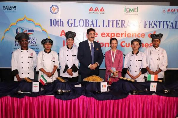 ICMEI Food Festival Highlights Irish Cuisine at 10th Global Literary Festival Noida 2024