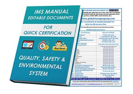 IMS Manual for Quality, Safety and Environment
