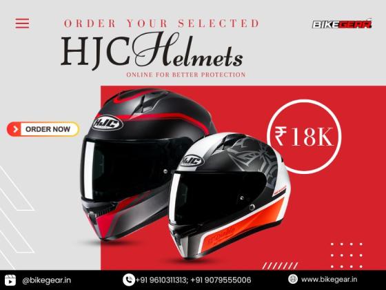 Order your selected HJC Helmets online for better protection