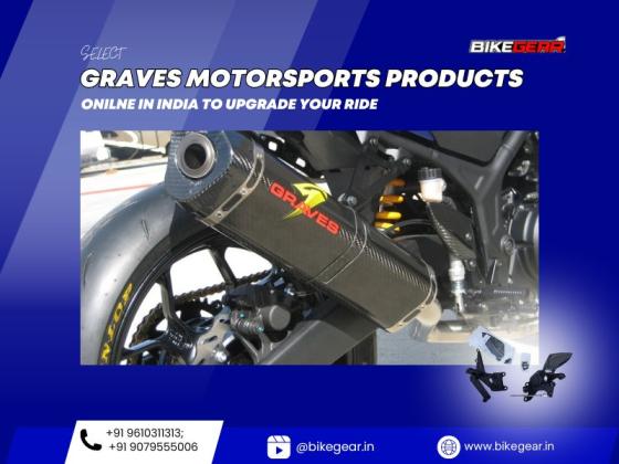 Select Graves Motorsports products online in India to upgrade your ride