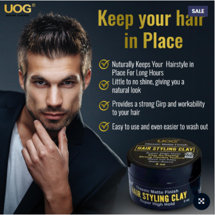 Strong Hold Men's Hair Clay