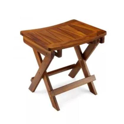 Teak Shower Bench for a Luxurious Experience