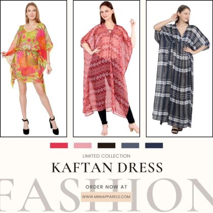 The Perfect Getaway Mini Apparels Beach Kaftan Collection
