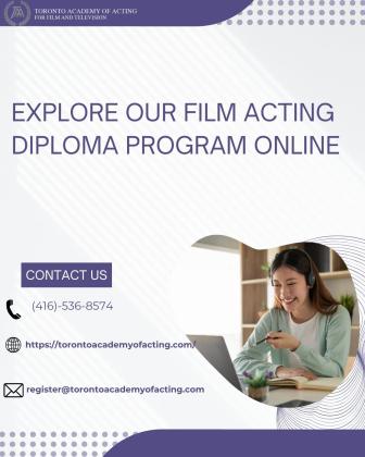 Explore Our Film Acting Diploma Program Online