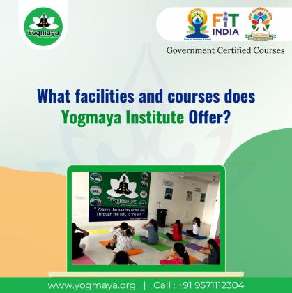 What facilities and courses does Yogmaya Institute offer?