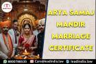 arya samaj mandir marriage certificate | lead india law
