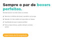 Compre sua cueca boxer agora!