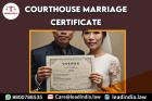 courthouse marriage certificate | lead india law