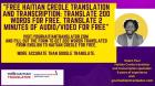 Free Haitian Creole Translation and Transcription