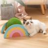 Give your feline friend a fun way to scratch with our Wooden Sisal Cat Scratcher Wheel