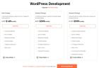 wordpress website development service